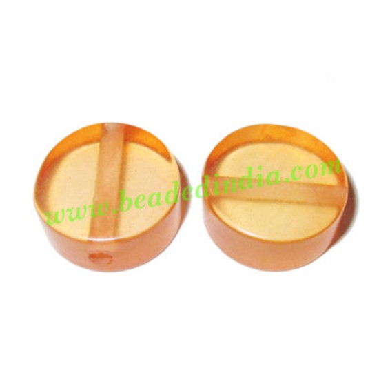 Picture of Resin Plain Beads, Size : 8x19mm, weight 2.75 grams, pack of 500 grams.