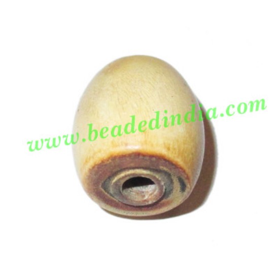 Picture of Horn Beads, size : 16x17mm, weight 3.47 grams, pack of 50 pcs.