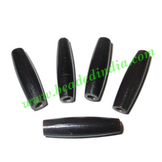 Picture of Horn Hairpipes Black, size 1.5 inch, weight 1.2 grams, pack of 100 pcs.