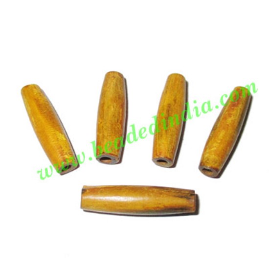 Picture of Horn Hairpipes Natural Color, size 1.5 inch, weight 1.2 grams, pack of 100 pcs.