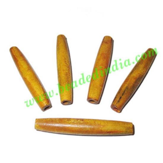 Picture of Horn Hairpipes Natural Color, size 4.0 inch, weight 17 grams, pack of 100 pcs.