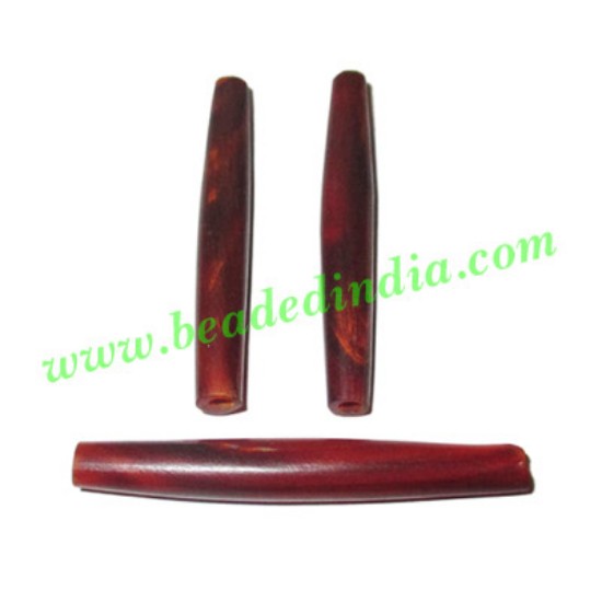 Picture of Horn Hairpipes Red, size 2.0 inch, weight 2.5 grams, pack of 100 pcs.