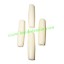 Picture of Bone hairpipes white, size : 1.5 inches