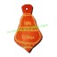 Picture of Handmade wooden fancy pendants, size : 47x26x6mm