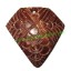 Picture of Handmade coconut shell wood pendants, size : 52x3mm