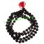 Picture of Ebony Black Dyed Wood Beads String (mala of 108 fine handmade 14mm round beads well knotted)