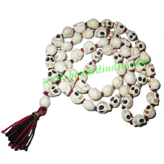 Picture of Skull (Narmund) Beads String (mala), size: 7x9mm