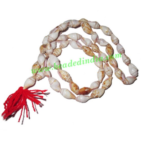 Picture of Mother of Pearl-Shell Beads String (mala), size: 17x12x8mm