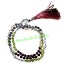 Picture of Multistone 5 color 8mm round prayer beads mala of 108 beads