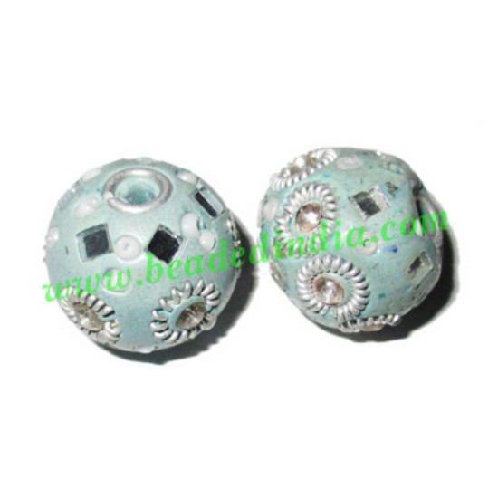 Picture of Kashmiri Beads (lakh beads, bollywood beads), size 19mm