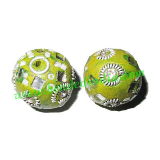 Picture of Kashmiri Beads (lakh beads, bollywood beads), size 21mm