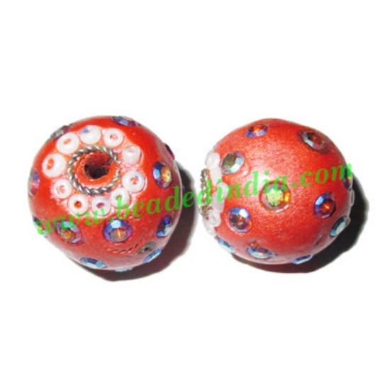 Picture of Kashmiri Beads (lakh beads, bollywood beads), size 20mm
