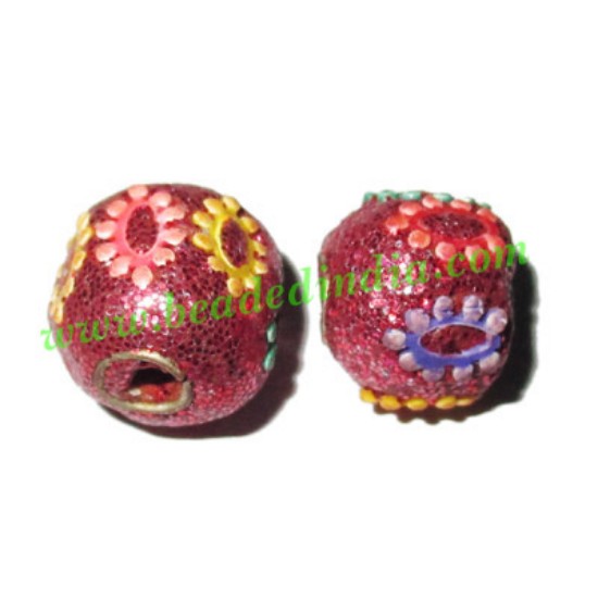 Picture of Kashmiri Beads (lakh beads, bollywood beads), size 13mm