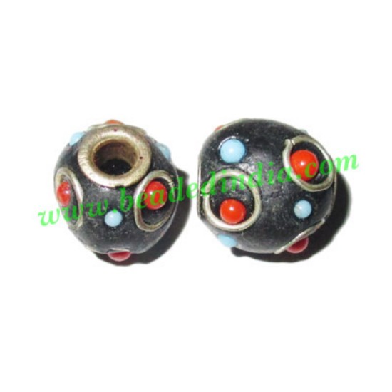 Picture of Kashmiri Beads (lakh beads, bollywood beads), size 12mm