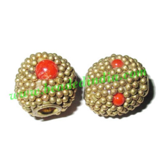 Picture of Kashmiri Beads (lakh beads, bollywood beads), size 12mm