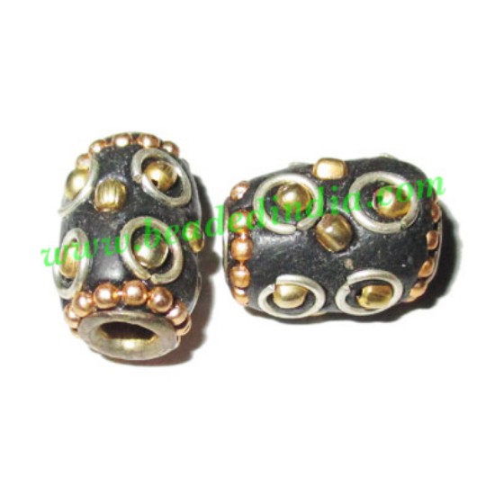 Picture of Kashmiri Beads (lakh beads, bollywood beads), size 10x15mm