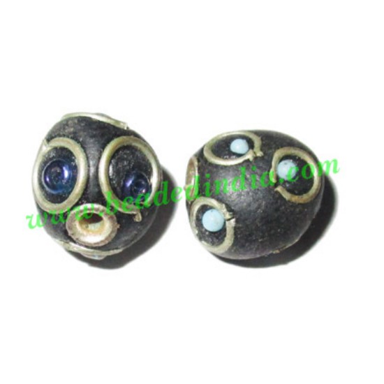 Picture of Kashmiri Beads (lakh beads, bollywood beads), size 7x10mm