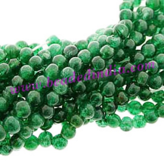 Picture of Aventurine Green 4mm round semi precious gemstone beads.