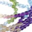 Picture of Multistone 4 color 4mm round semi precious gemstone beads.