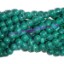 Picture of Malachite 6mm round semi precious gemstone beads.