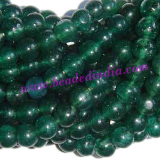 Picture of Aventurine Green 8mm round semi precious gemstone beads.