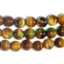Picture of Tiger Eye 8mm round semi precious gemstone beads.