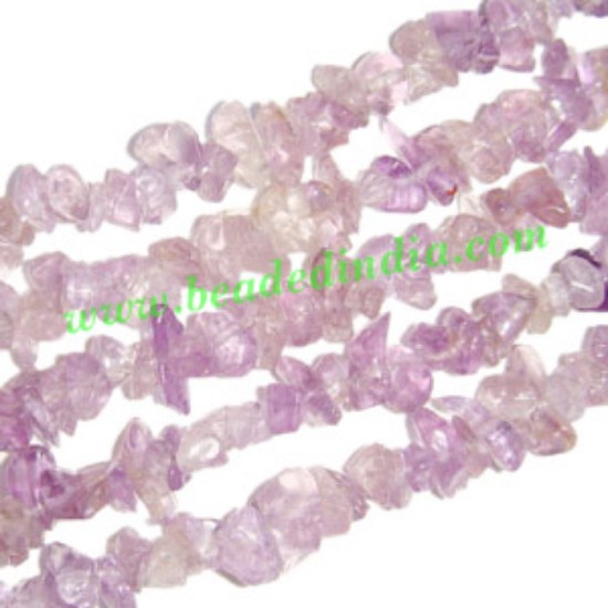 Picture of Amethyst Pink semi precious chips uncut