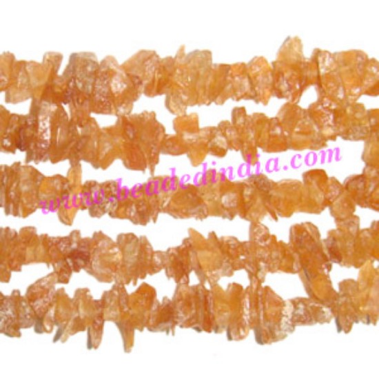 Picture of Hessonite semi precious chips uncut