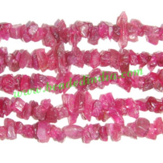 Picture of Pink Tourmaline semi precious chips uncut