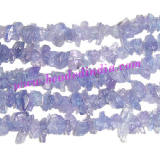 Picture of Tanzanite semi precious chips uncut