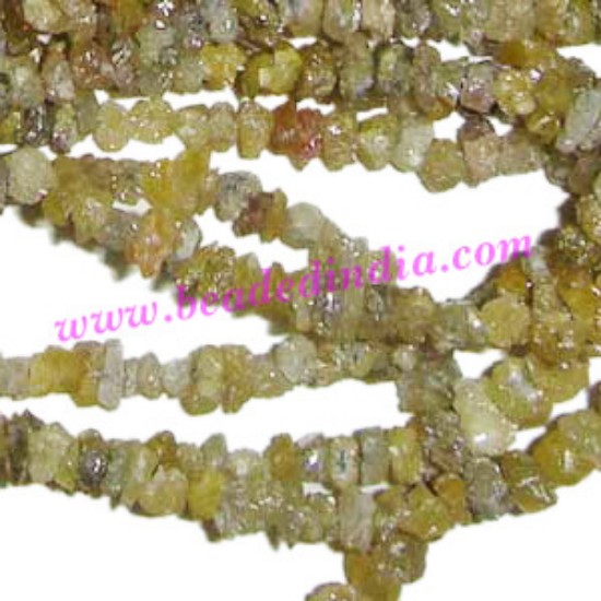 Picture of Yellow Diamond semi precious chips uncut