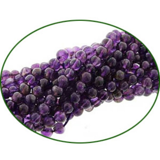 Picture of Fine Quality Amethyst Plain Round, size: 4mm