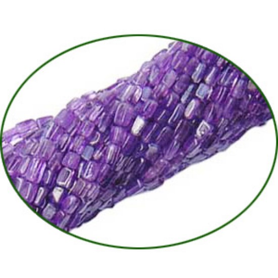 Picture of Fine Quality Amethyst Brick, size: 4x6mm to 6x8mm