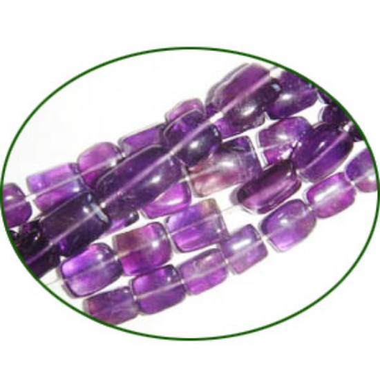 Picture of Fine Quality Amethyst Chicklet, size: 5x7mm to 6x12mm