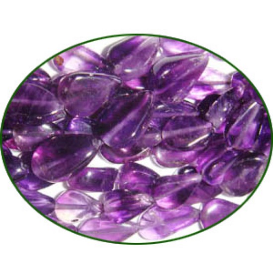 Picture of Fine Quality Amethyst Plain  Pear, size: 5x7mm to 7x9mm