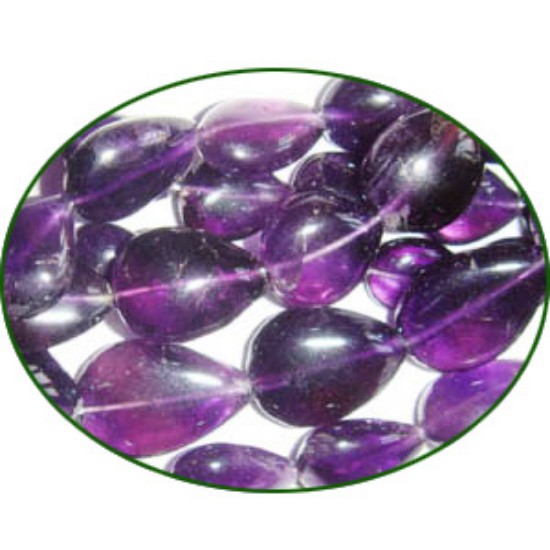 Picture of Fine Quality Amethyst Plain Pear, size: 8x11 to 11x17mm