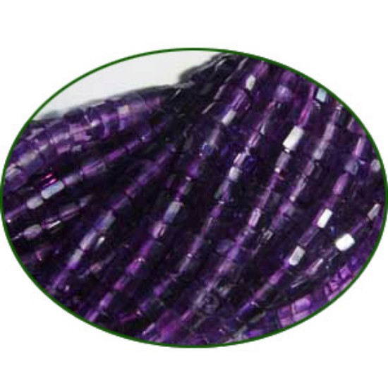 Picture of Fine Quality Amethyst Shadded Faceted Tyre, size: 4mm to 5mm