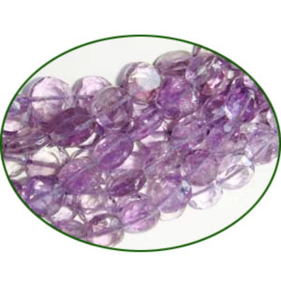 Picture of Fine Quality Amethyst Pink Machine Coin , size: 7mm to 8mm