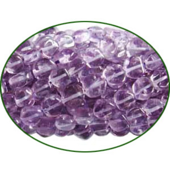 Picture of Fine Quality Amethyst Light Coin, size: 5mm to 7mm
