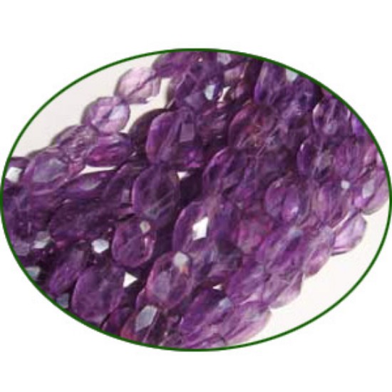 Picture of Fine Quality Amethyt Light Faceted Oval , size: 6x8mm to 8x10mm
