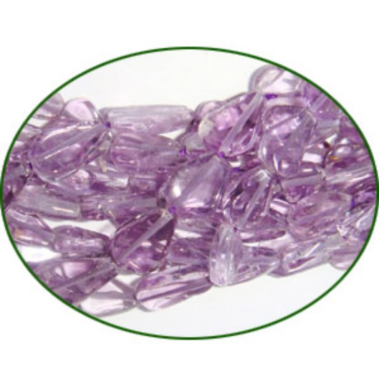 Picture of Fine Quality Amethyst Light Plain Pear, size: 5x7mm to 7x9mm