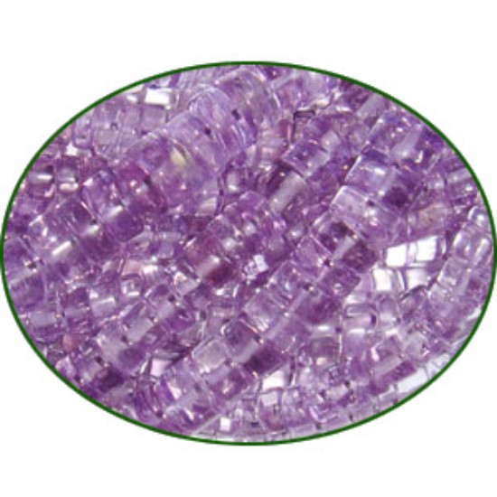Picture of Fine Quality Amethyst Light Plain Tyre, size: 8mm to 10mm