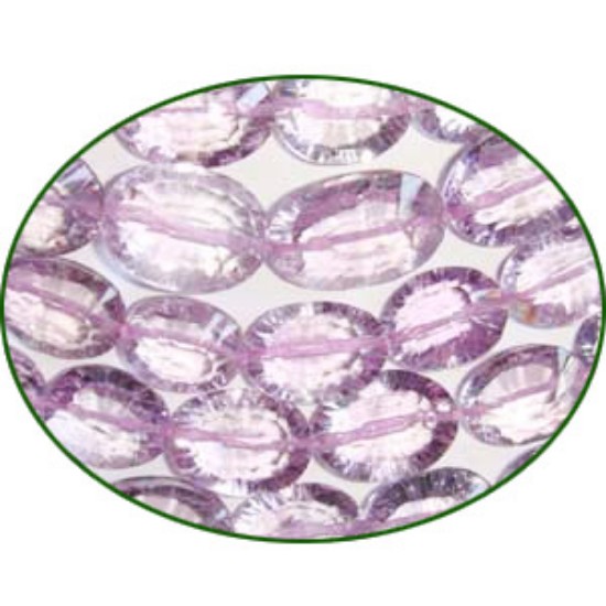 Picture of Fine Quality Amethyst Pink Concave Cut Oval, size: 9x11mm to 10x14mm