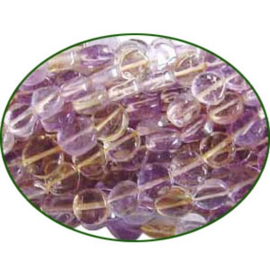 Picture of Fine Quality Ametrine Plain Coin, size: 6mm to 8mm