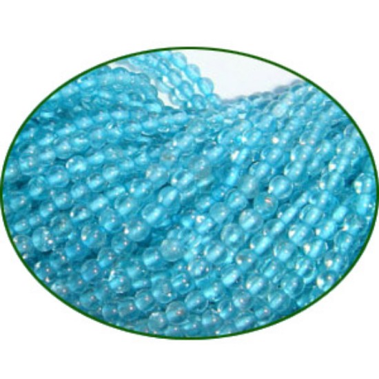 Picture of Fine Quality Apatite Plain Round, size: 3mm