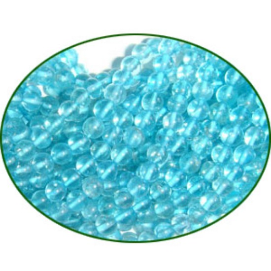 Picture of Fine Quality Apatite Plain Round, size: 3mm