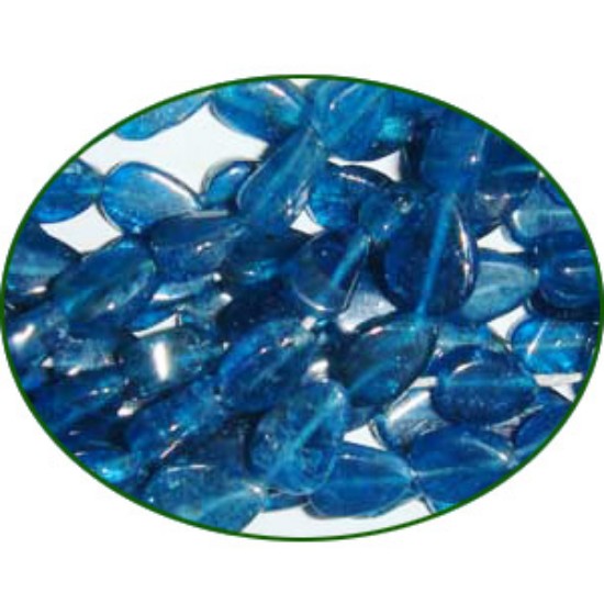 Picture of Fine Quality Blue Apatite Plain Pears, size: 4x6mm to 5x8mm