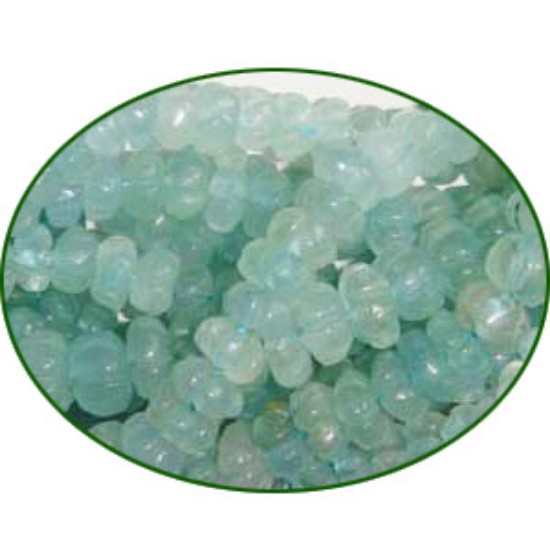 Picture of Fine Quality Aquamarine Carving Melon, size: 5mm to 6mm