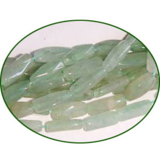 Picture of Fine Quality Aventurine Parrot Faceted Brick, size: 5x11mm to 6x13mm