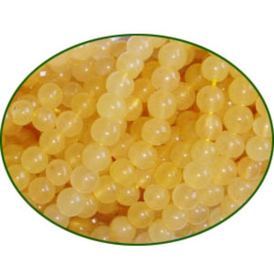 Picture of Fine Quality Aventurine Yellow Plain Round, size: 6mm